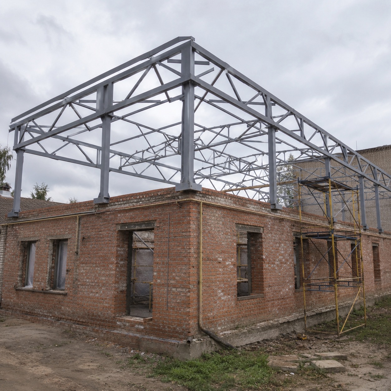 просторовий арматурний каркас для буронабивної палі